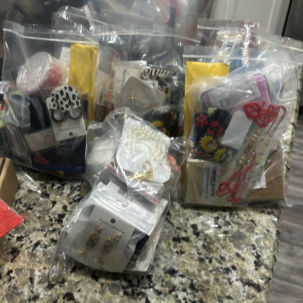 Jewelry Bags-Earrings,Necklaces,Bracelets,Tattoo Body Jewelry ,Crock Charms Ect…